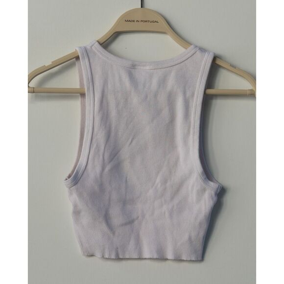 White Aritzia TNA Cropped Tank Top Size 2XS‎ - Picture 6 of 6